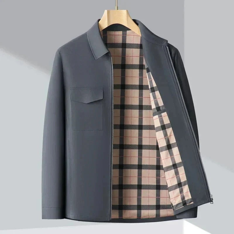 🧥 Premium Men's Brown Leather Jacket