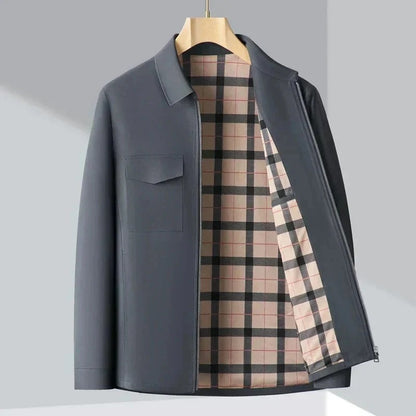 🧥 Premium Men's Brown Leather Jacket