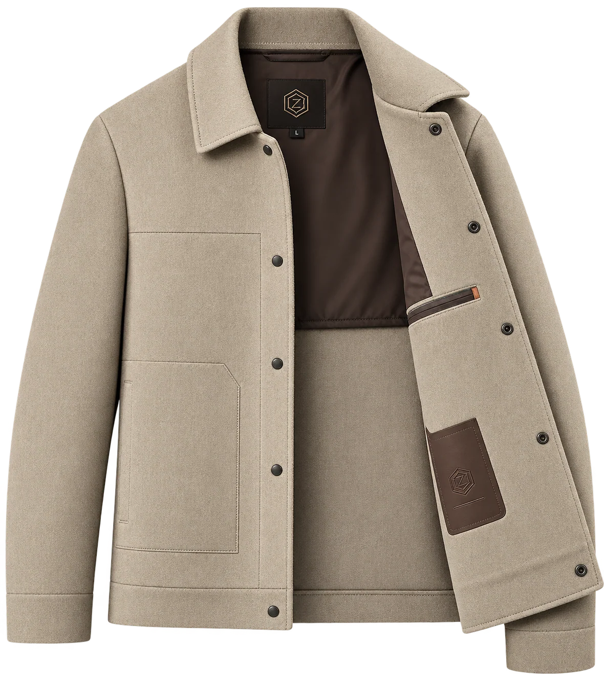 Men's Premium Beige Casual Jacket